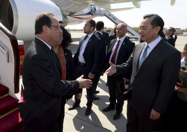 Σε Πεκίνο και Σαγκάη ο Γάλλος πρόεδρος Φρανσουά Ολάντ